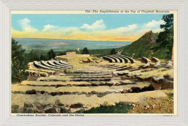 The Amphitheatre at the Top of Flagstaff Mountain