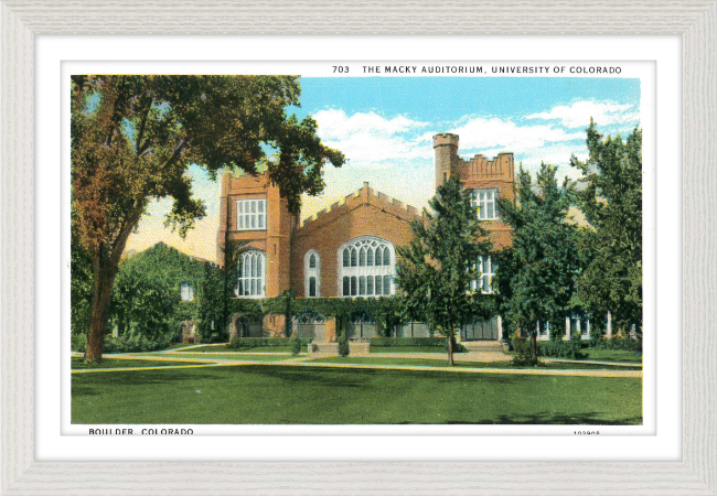 The Macky Auditorium, University of Colorado