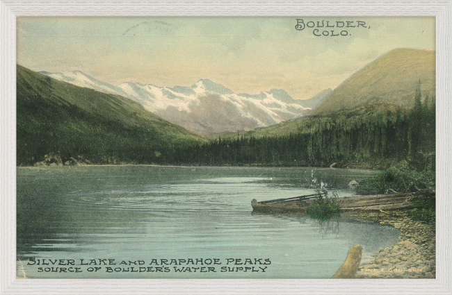 Silver Lake and Arapahoe Peaks Source of Boulder's Water Supply